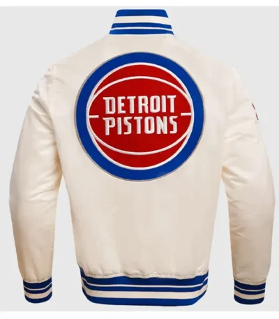 Classic Detroit Pistons Retro Rib Jacket