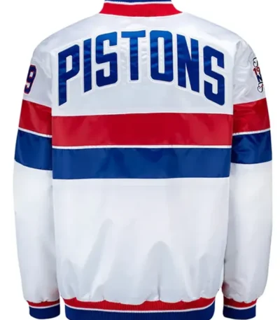 Detroit Pistons 35th Anniversary White Jacket