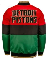 Detroit Pistons Black History Month Color Block Jacket