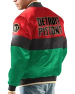 Detroit Pistons Black History Month Color Block Jacket