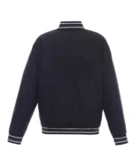 Detroit Pistons Navy Poly Twill Jacket