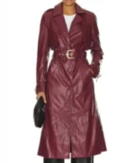 Hayley Erin The Young And The Restless Burgundy Coat