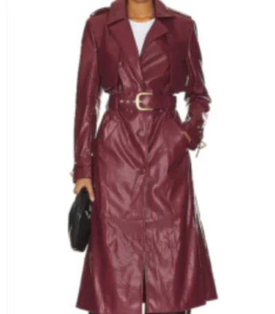Hayley Erin The Young And The Restless Burgundy Coat