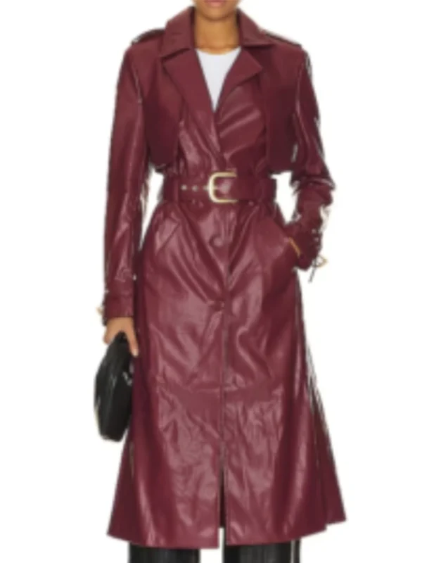 Hayley Erin The Young And The Restless Burgundy Coat