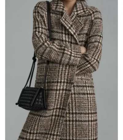 Hayley Erin The Young And The Restless Plaid Coat