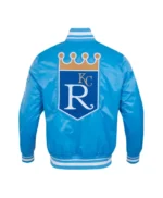 Kansas City Royals Retro Classic Rib Satin Jacket