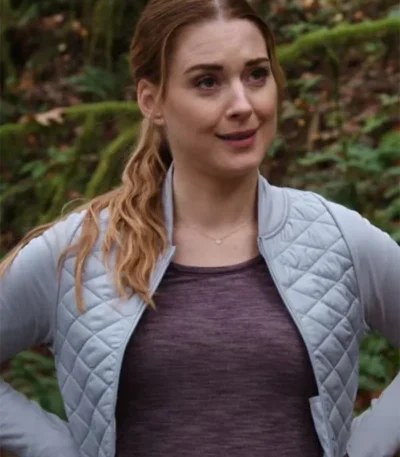 Melinda Monroe Virgin River Season 2 Quilted Satin Jacket