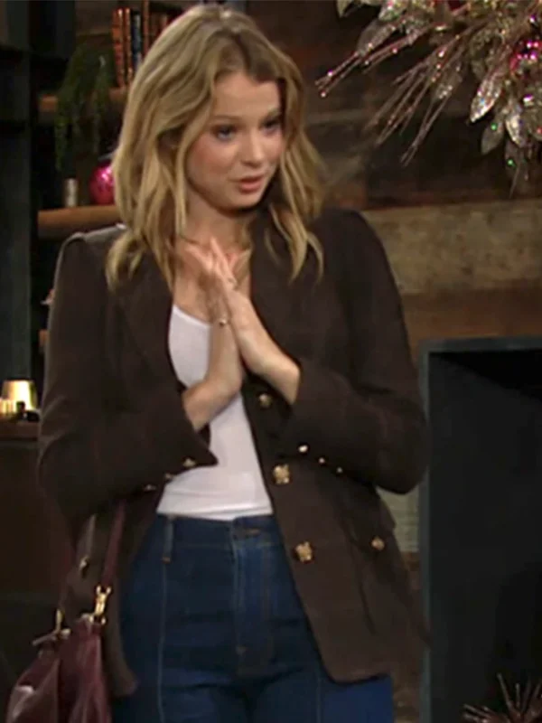 Summer Newman The Young And The Restless Plaid Blazer