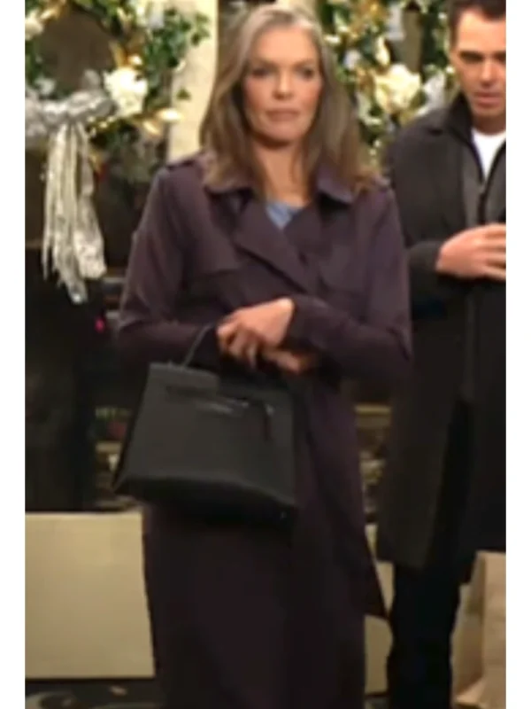 Susan Walters The Young and the Restless Purple Coat
