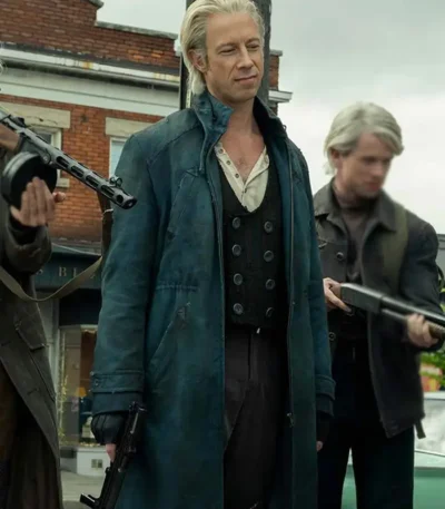 The Umbrella Academy S02 Otto Long Leather Coat