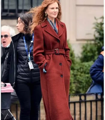 The Undoing Nicole Kidman Brown Long Coat