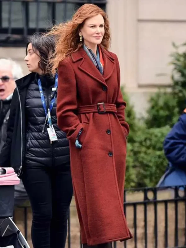 The Undoing Nicole Kidman Brown Long Coat