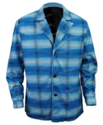 Yellowstone Moses Brings Plenty S04 Blue Wool Coat