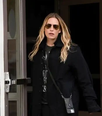 Yellowstone Piper Perabo Season 4 Cotton Black Long Coat
