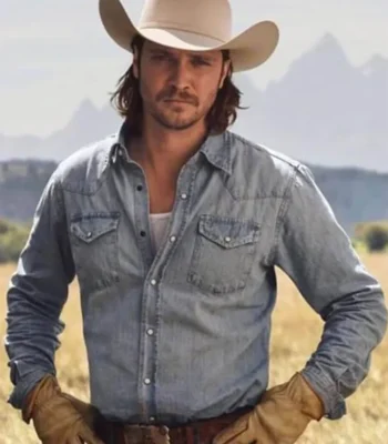 Yellowstone S05 Kayce Dutton Denim Western Shirt