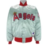 LA Angels 1990’s Silver Green Jacket