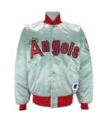 LA Angels 1990’s Silver Green Jacket