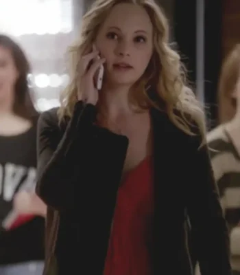 Candice King The Vampire Diaries S04 Black Jacket