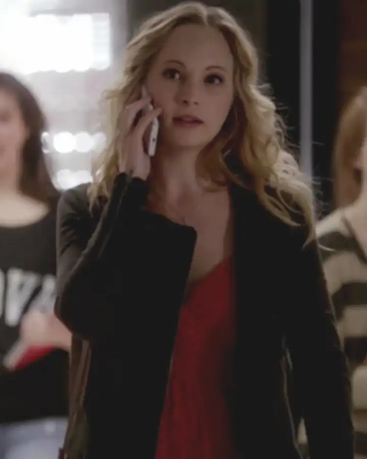 Candice King The Vampire Diaries S04 Black Jacket Candice King The Vampire Diaries S04 Black Jacket