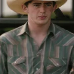 Carter Yellowstone Season 5 Green Striped Shirt