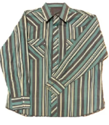 Carter Yellowstone Season 5 Green Striped Shirt