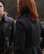 Cassidy Freeman The Vampire Diaries Black Wool Coat