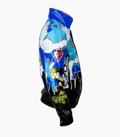 Championship Golden State Warriors Leather Jacket