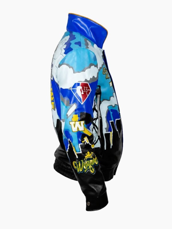 Championship Golden State Warriors Leather Jacket