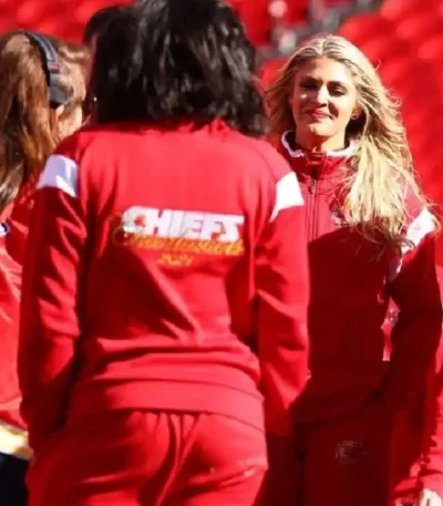 Chiefs Cheer Cheerleaders Track Jacket
