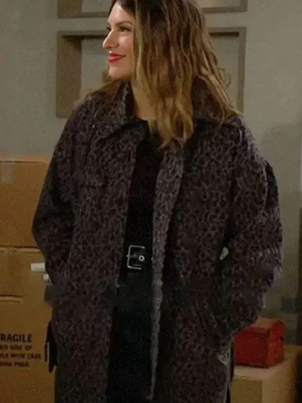 Chloe Mitchell Fisher The Young and the Restless Leopard Coat