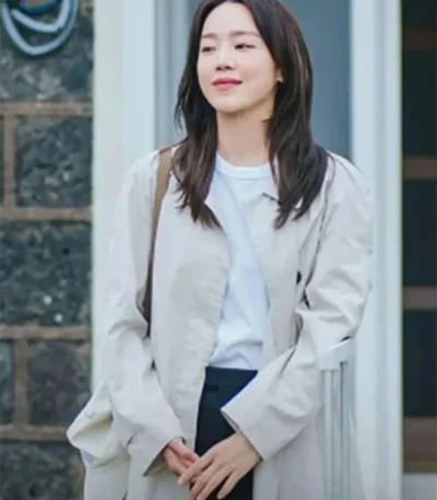 Cho Eun Hye Welcome To Samdalri White Long Coat