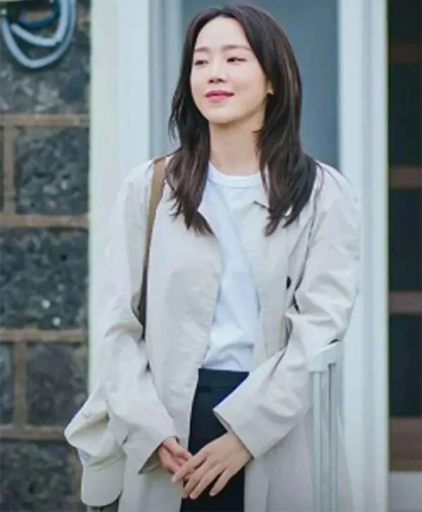 Cho Eun Hye Welcome To Samdalri White Long Coat