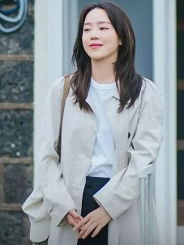 Cho Eun Hye Welcome To Samdalri White Long Coat