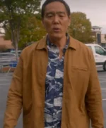 Chozen Cobra Kai S05 Brown Jacket