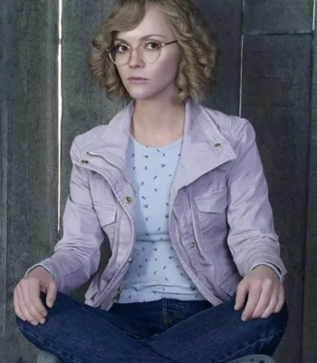 Christina Ricci Yellowjackets Purple Cotton Jacket