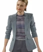 Claire Grace The Young and the Restless Single Breasted Grey Blazer