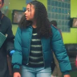 Claire Hargreeves The Umbrella Academy S04 Green Puffer Jacket