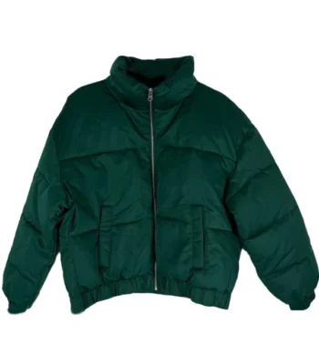 Claire Hargreeves The Umbrella Academy S04 Green Puffer Jacket