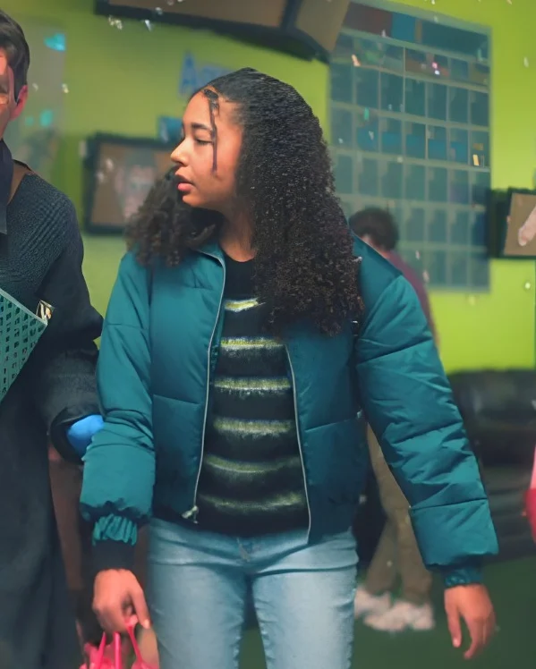 Claire Hargreeves The Umbrella Academy S04 Green Puffer Jacket Claire Hargreeves The Umbrella Academy S04 Green Puffer Jacket