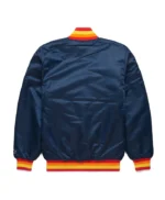 Houston Astros Navy Classic Satin Jacket