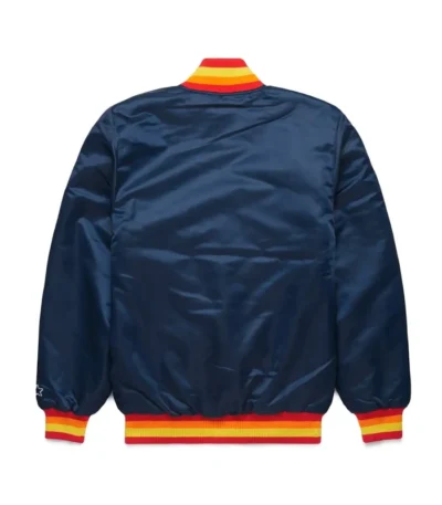 Houston Astros Navy Classic Satin Jacket