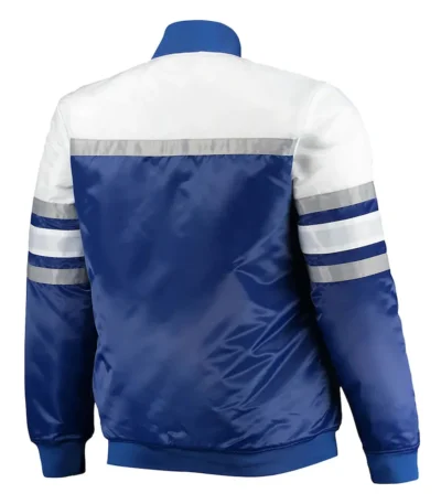 Coaches LA Dodgers Satin Royal/Gray Jacket