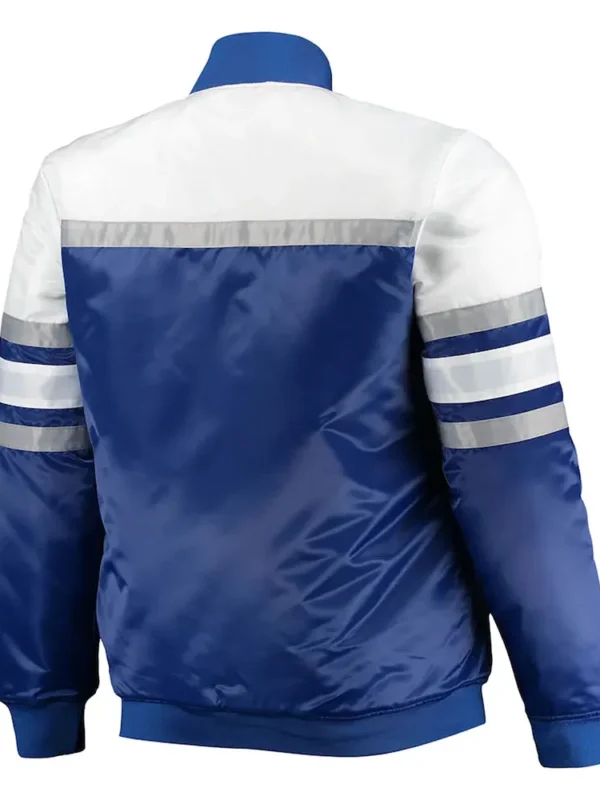 Coaches LA Dodgers Satin Royal/Gray Jacket