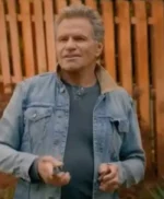Cobra Kai John Kreese Sky Blue Denim Trucker Jacket