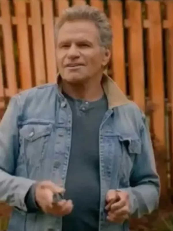 Cobra Kai John Kreese Sky Blue Denim Trucker Jacket