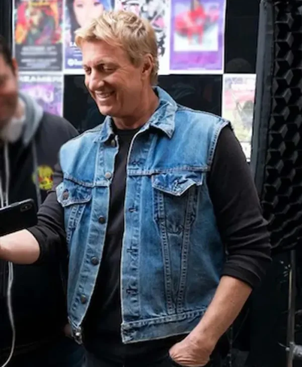 Cobra Kai Johnny Lawrence Blue Jean Denim Vest