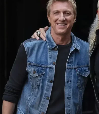 Cobra Kai Johnny Lawrence Blue Jean Denim Vest