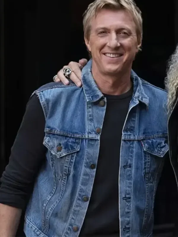 Cobra Kai Johnny Lawrence Blue Jean Denim Vest