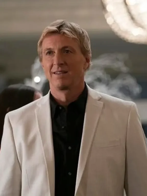 Cobra Kai Johnny Lawrence White Blazer Coat