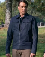 Cobra Kai Ralph Macchio Navy Blue Cotton Jacket